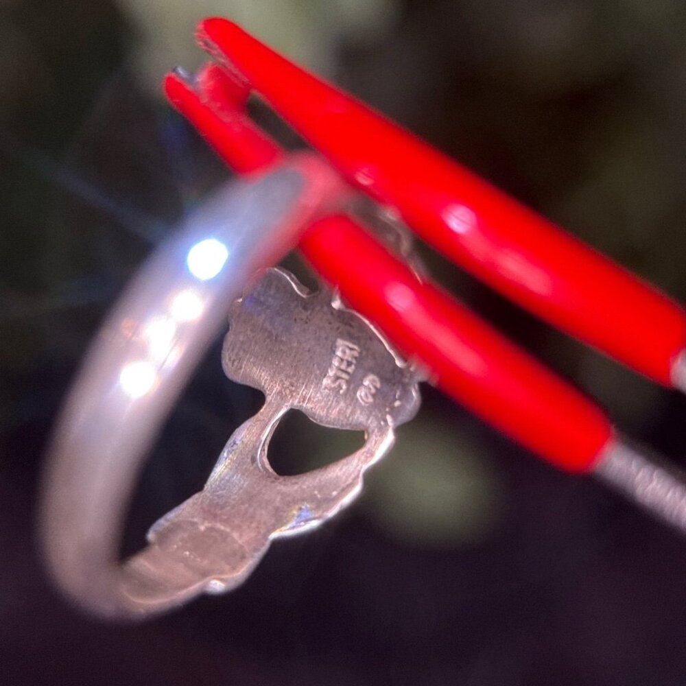 Sterling Claddagh Ring - image 3